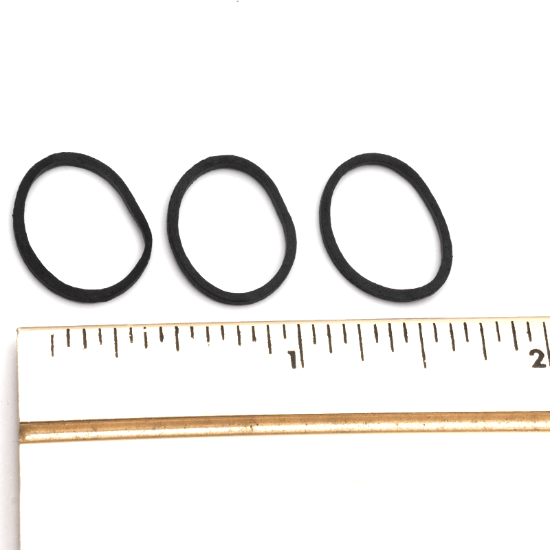 Annie Rubber Bands 500Ct Black