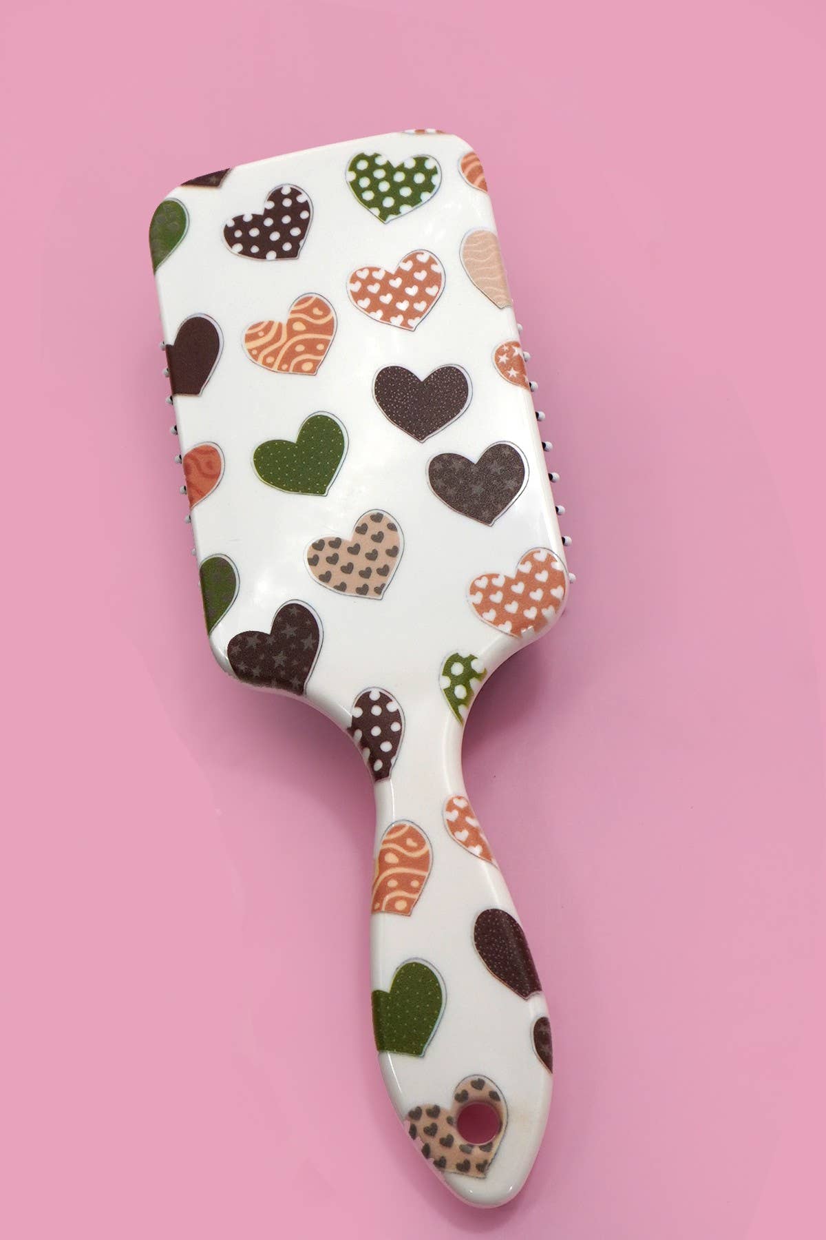 LARGE DETANGLE PADDLE HAIR BRUSH COMB | 40HC100: HEART A