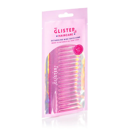 Sparkle Wide Tooth Detangling Comb – Glitter: Purple
