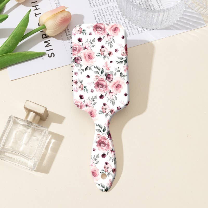 LARGE DETANGLE PADDLE HAIR BRUSH COMB | 40HC100: HEART A