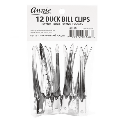Annie Duck Bill Clips 12Ct