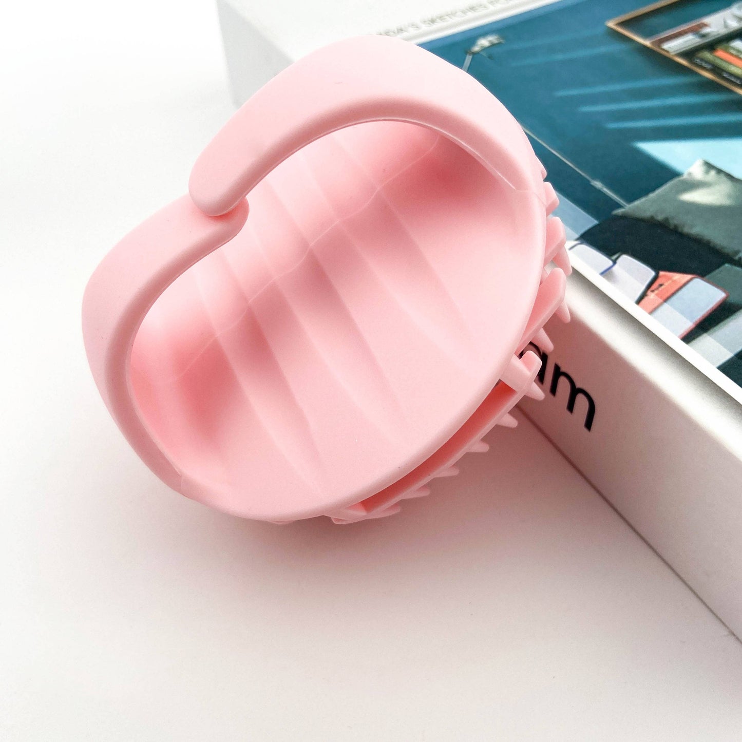 Shampoo Brush,Scalp Massager Brush: Purple