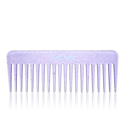 Sparkle Wide Tooth Detangling Comb – Glitter: Purple