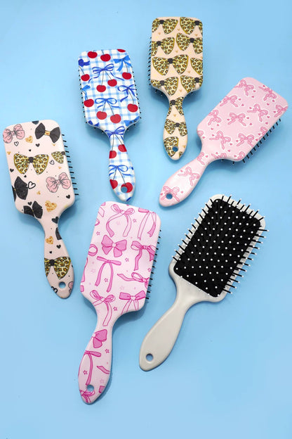 LARGE DETANGLE PADDLE HAIR BRUSH COMB | 40HC100: CHERRY C