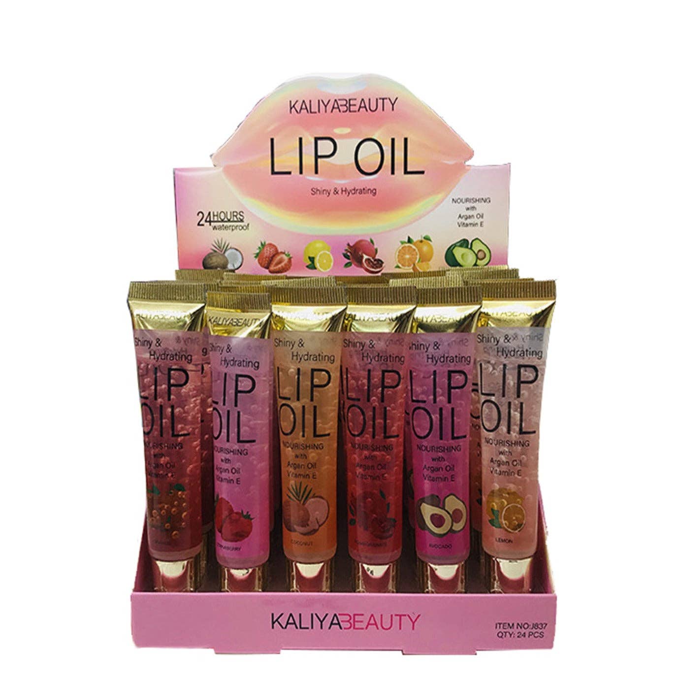 24 PCS Moisturizing Lip Oil