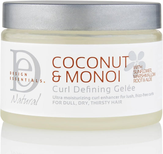 Design Essential Natural Coconut & Monoi Curl Defining Gelee with Sunflower Oil