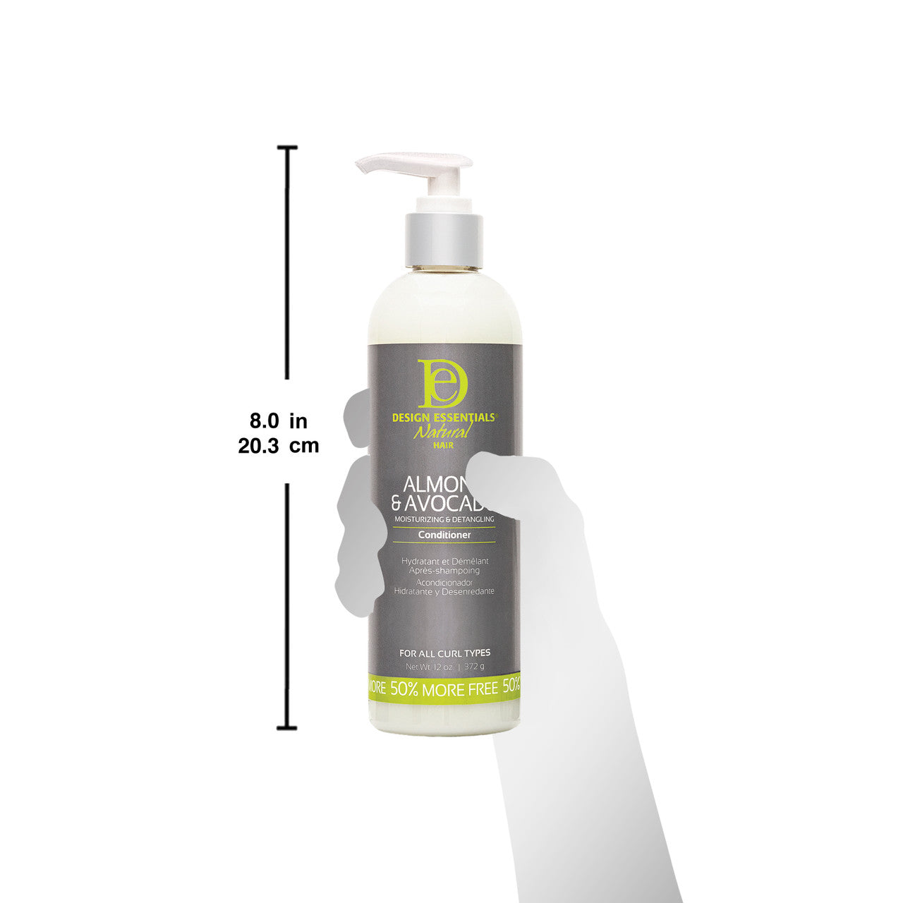 Almond &amp; Avocado Moisturizing &amp; Detangling Conditioner image 2
