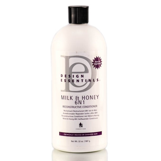 Design Essentials 6-in-1 Reconstructive Conditioner- Milk &amp; Honey ( Milk &amp; Honey / 32 oz) image 0