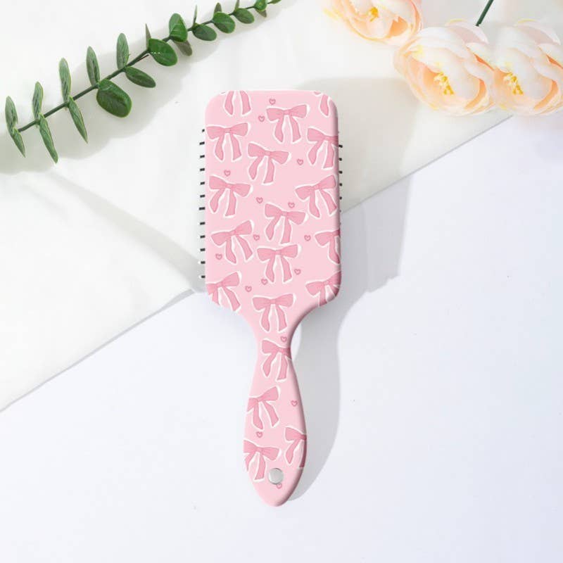 LARGE DETANGLE PADDLE HAIR BRUSH COMB | 40HC100: HEART A