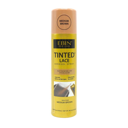 Tinted Lace Aerosol Spray 5.07oz/150ml: Medium Brown