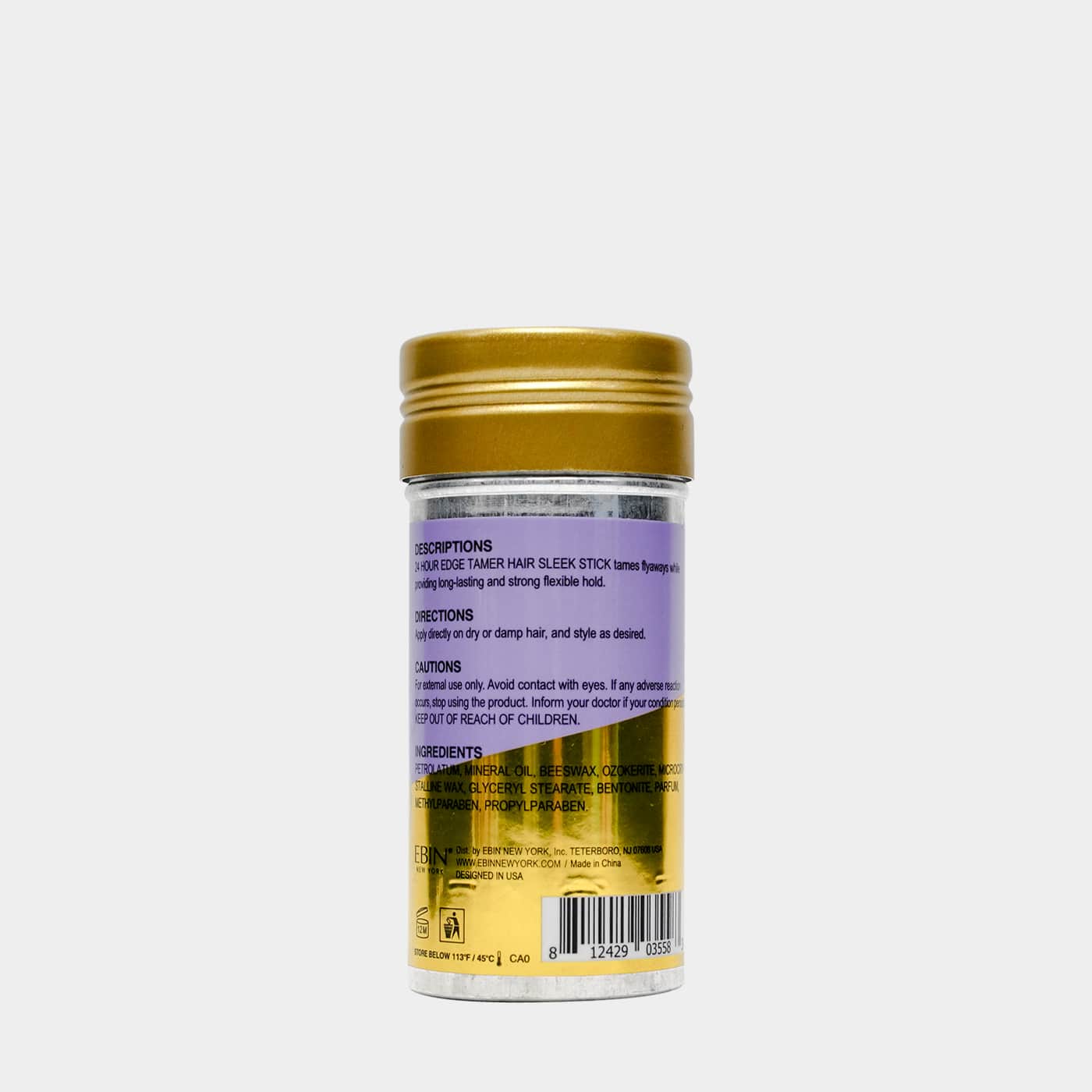 24 Hour Edge Tamer Sleek Hair Wax Stick - Original (2.7oz): 2.7oz