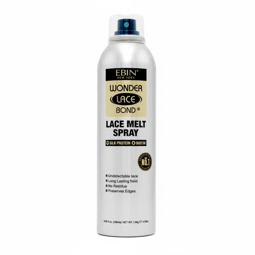 EBIN NEW YORK Wonder Lace Bond Lace Melt Aerosol Spray Silk Protein + Biotin 6.08Fl oz