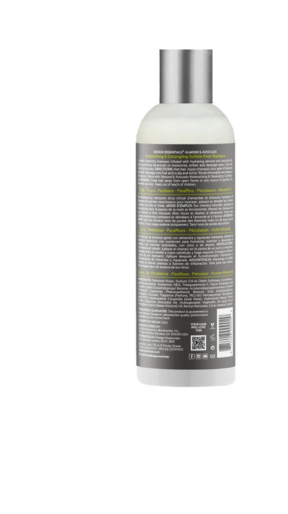 ALMOND & AVOCADO

Almond & Avocado Moisturizing & Detangling Sulfate-Free Shampoo 12oz