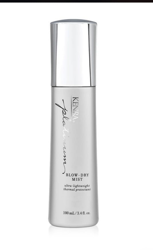 KENRA PLATINUM
BLOW-DRY SPRAY
ADVANCED DRY THERMAL PROTECTANT
