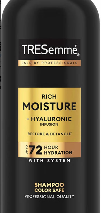 TRESemmé Rich Moisture Moisturizing Shampoo & Conditioner with Pump