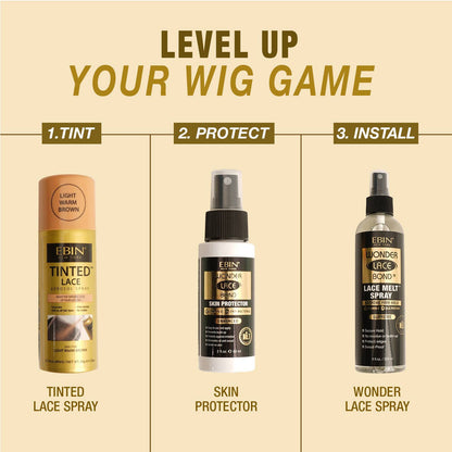 Tinted Lace Aerosol Spray 5.07oz/150ml: Medium Brown