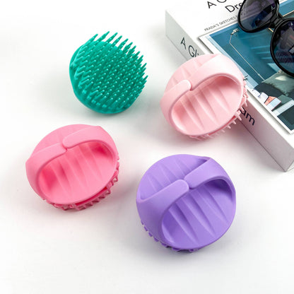 Shampoo Brush,Scalp Massager Brush: Green