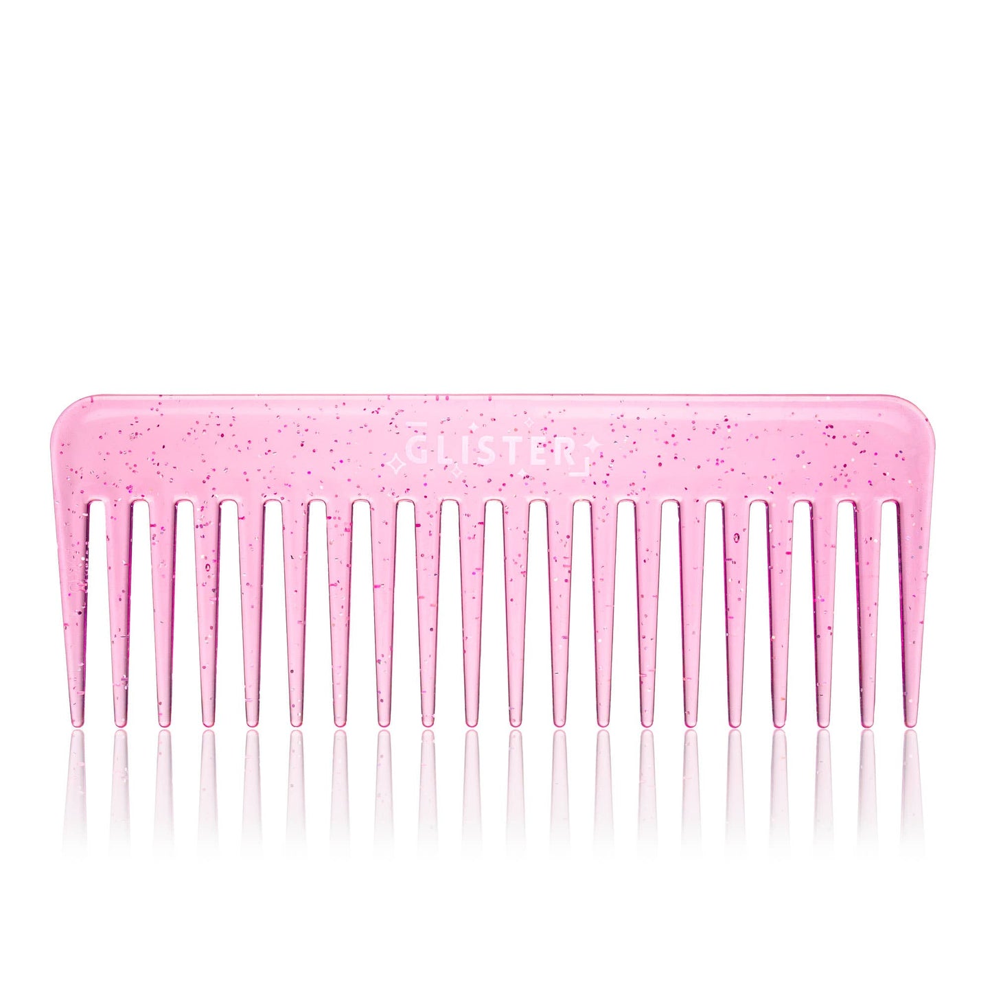 Sparkle Wide Tooth Detangling Comb – Glitter: Purple