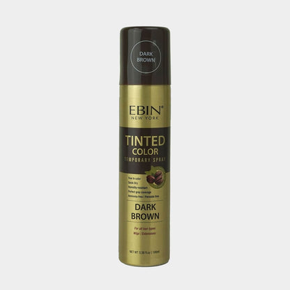 TINTED COLOR TEMPORARY SPRAY 3.38OZ(100ML): JET BLACK