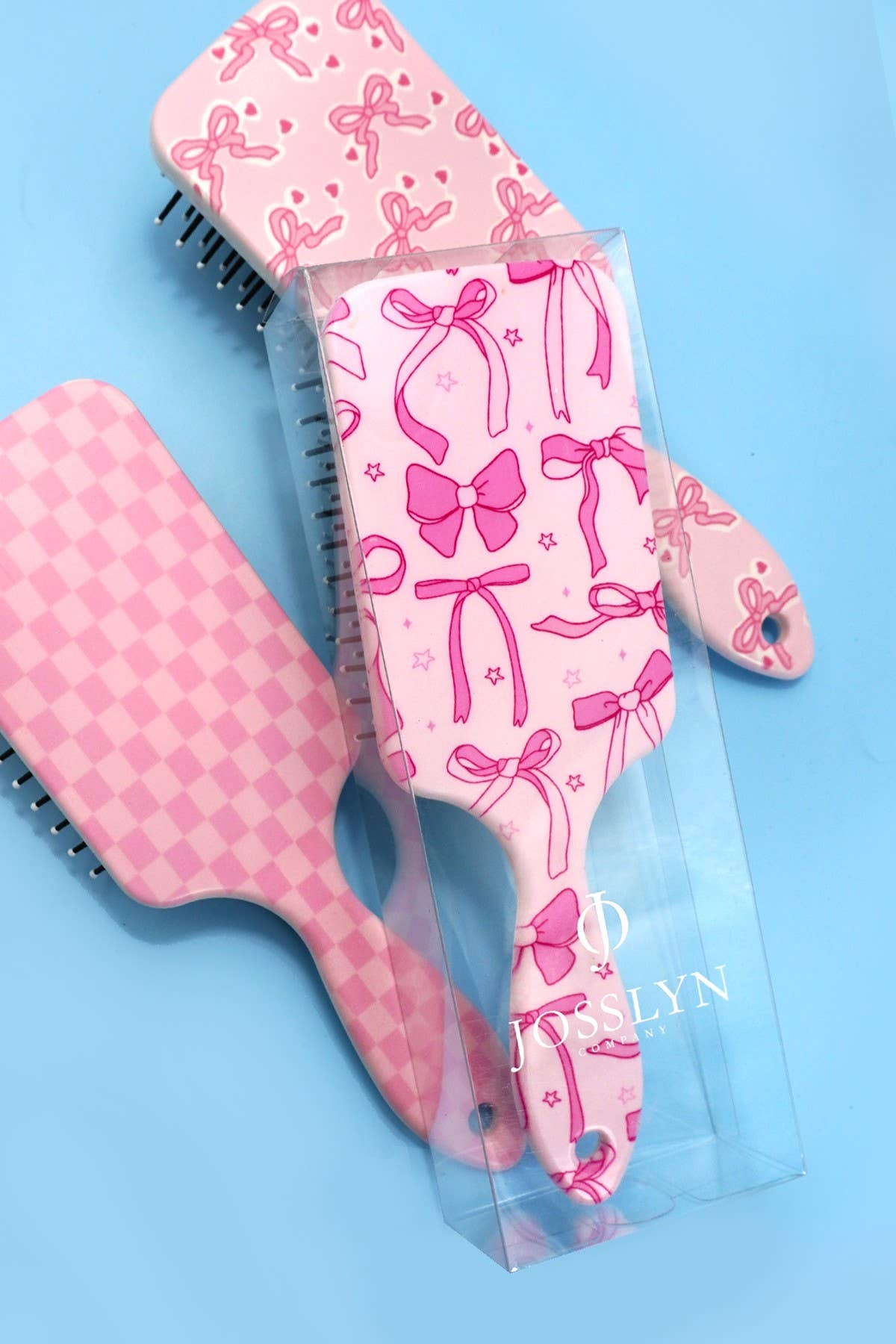 LARGE DETANGLE PADDLE HAIR BRUSH COMB | 40HC100: CHERRY C