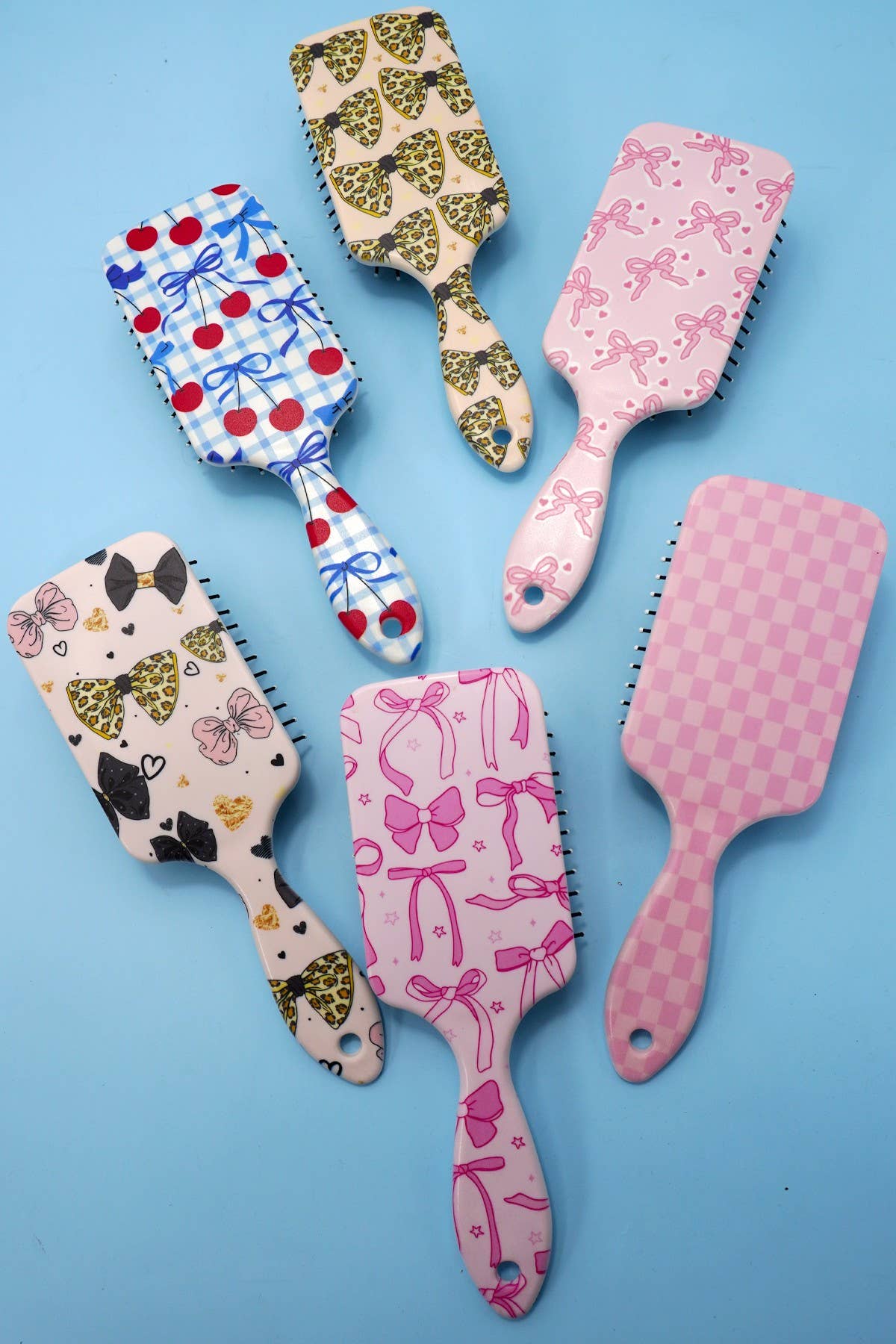 LARGE DETANGLE PADDLE HAIR BRUSH COMB | 40HC100: CHERRY C