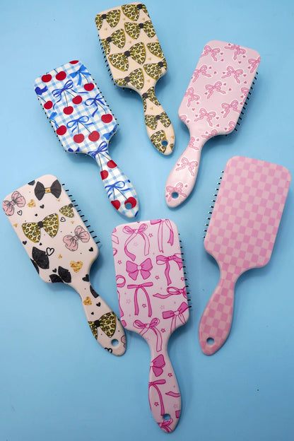 LARGE DETANGLE PADDLE HAIR BRUSH COMB | 40HC100: HEART A