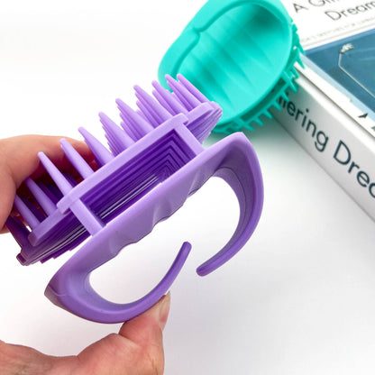 Shampoo Brush,Scalp Massager Brush: Green