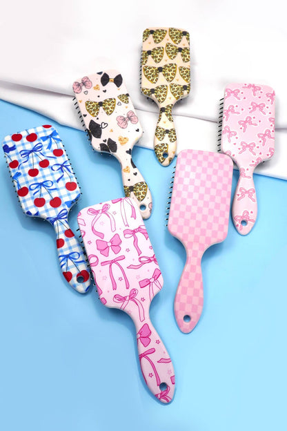 LARGE DETANGLE PADDLE HAIR BRUSH COMB | 40HC100: CHERRY C