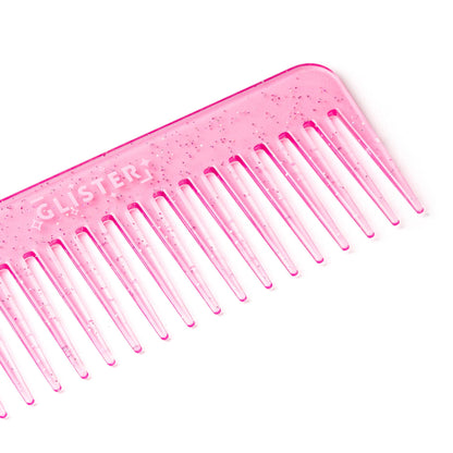 Sparkle Wide Tooth Detangling Comb – Glitter: Purple