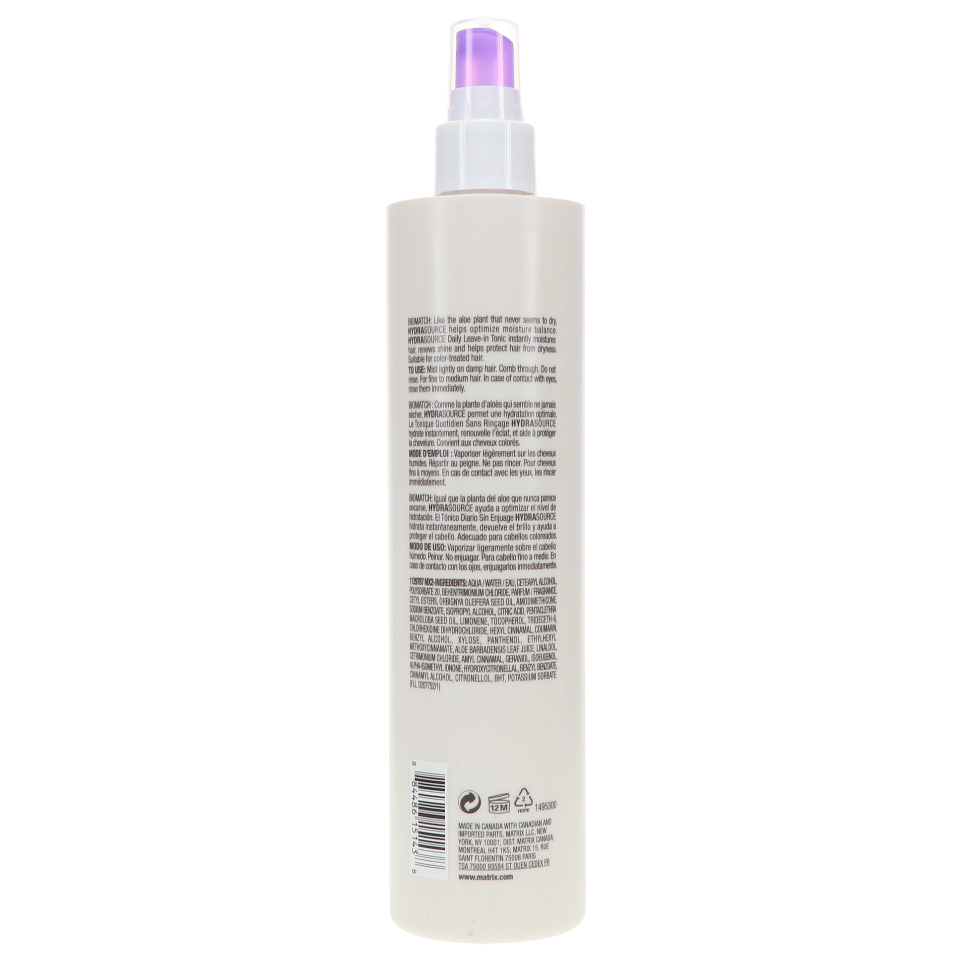 Matrix Biolage Hydrasource Daily Leave-in Tonic, 13.5 oz image 2